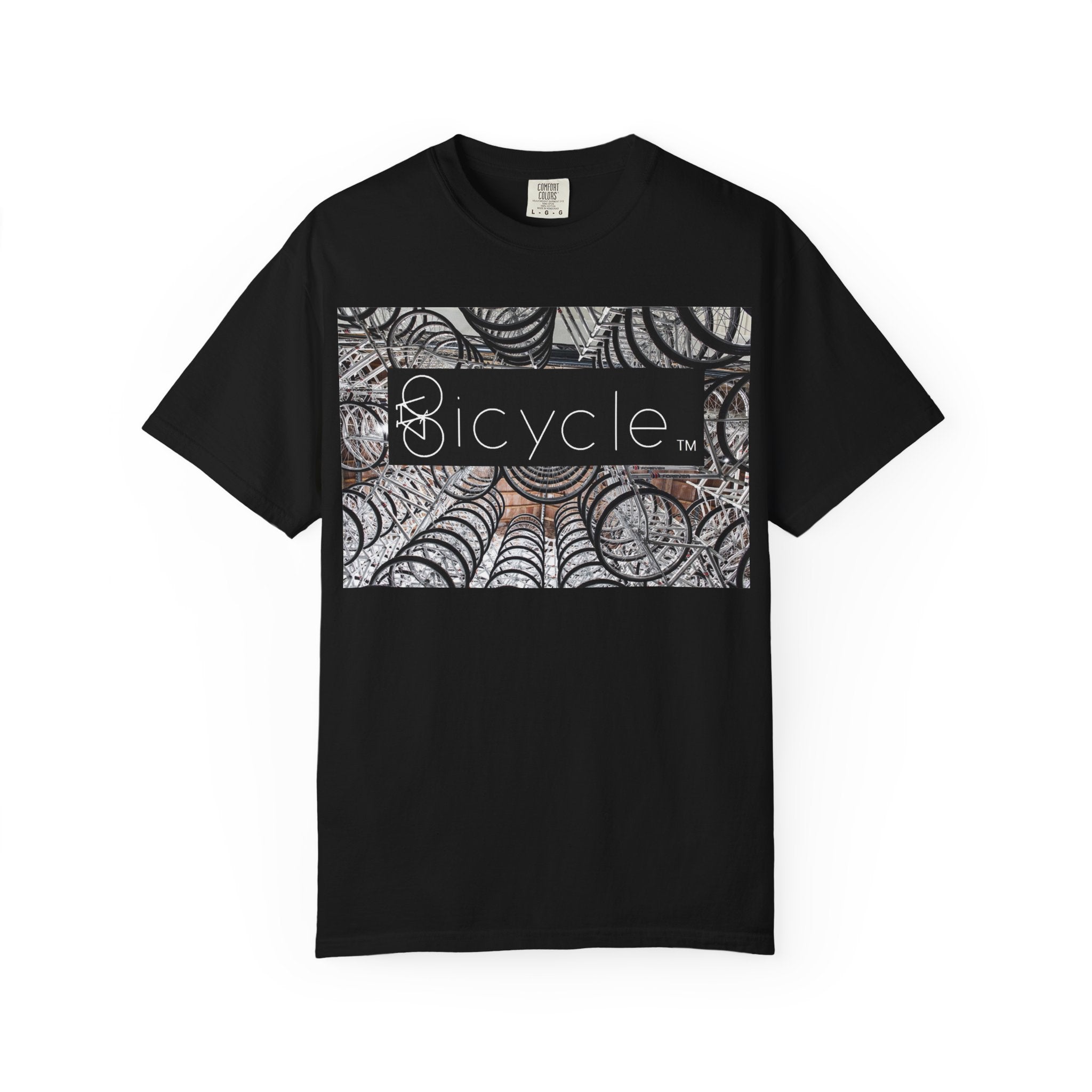 Bicycle Logo In Wheels Graphic T-Shirt