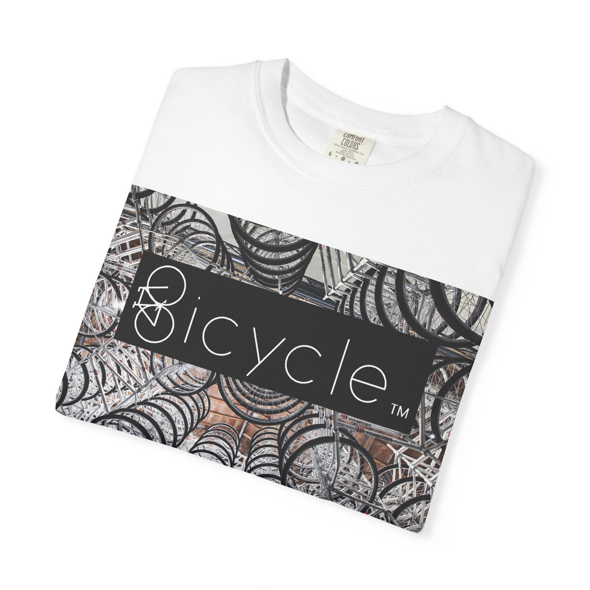 Bicycle Logo In Wheels Graphic T-Shirt