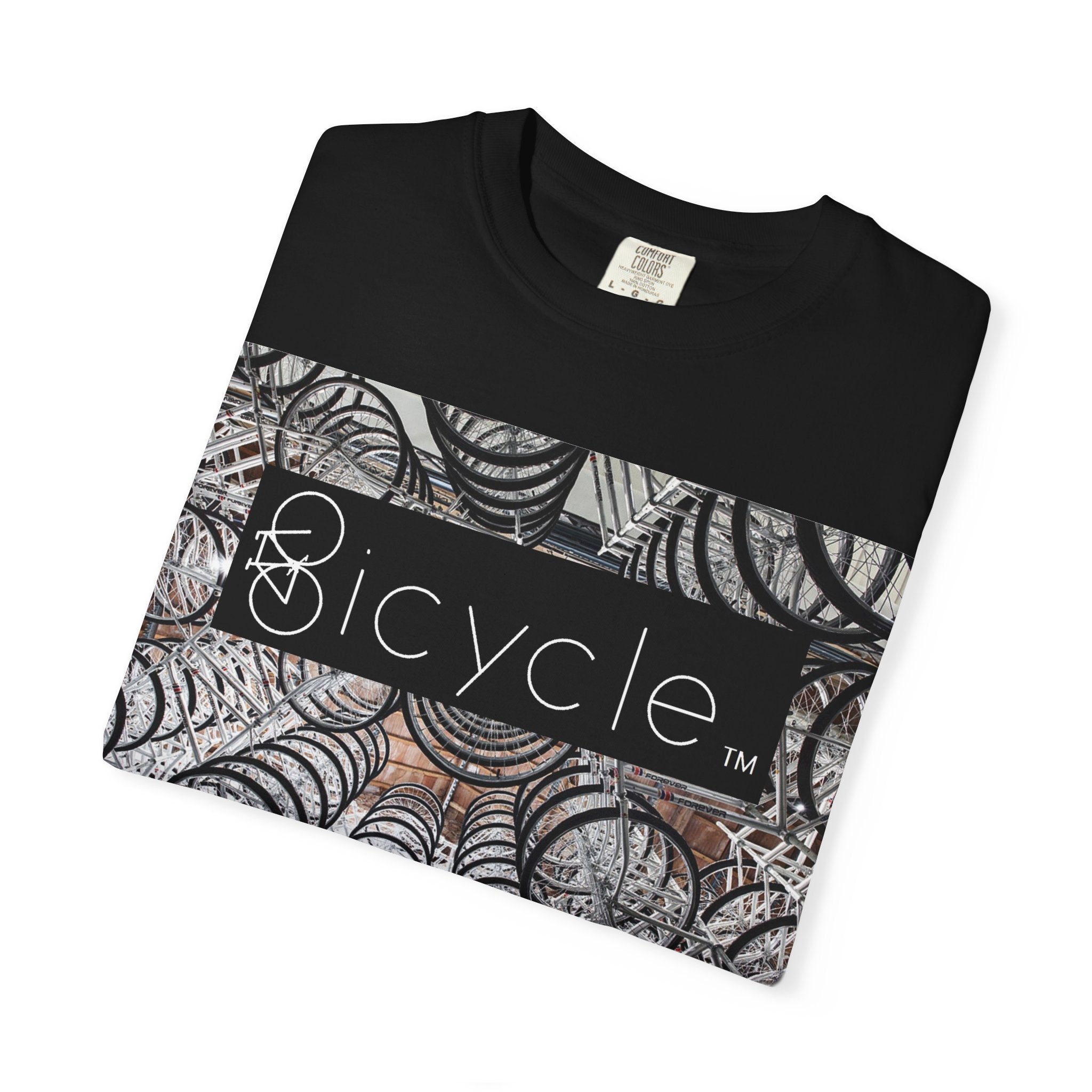 Bicycle Logo In Wheels Graphic T-Shirt