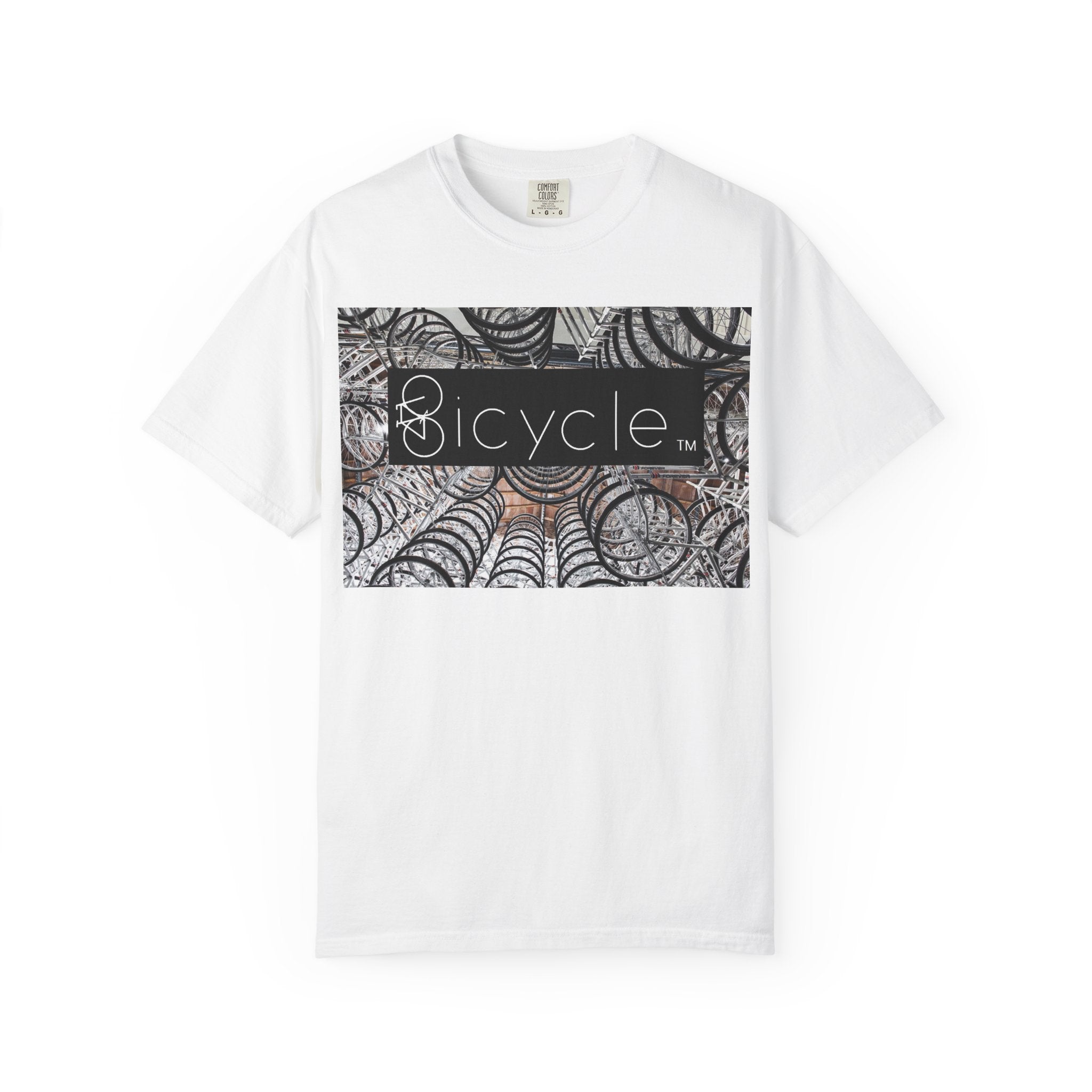Bicycle Logo In Wheels Graphic T-Shirt