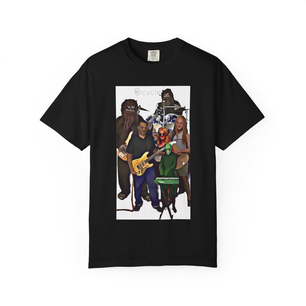 Bicycle Cartoonized Band T-Shirt