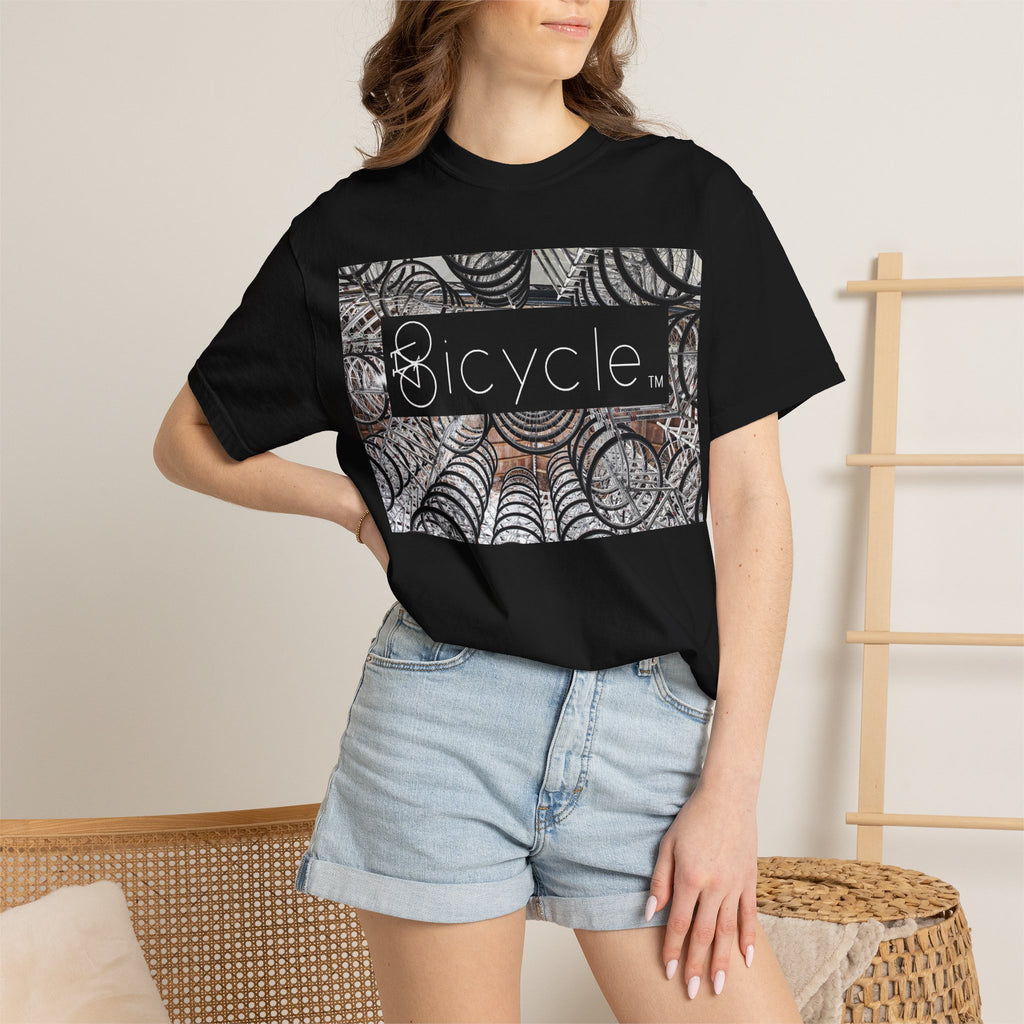 Bicycle Logo In Wheels Graphic T-Shirt