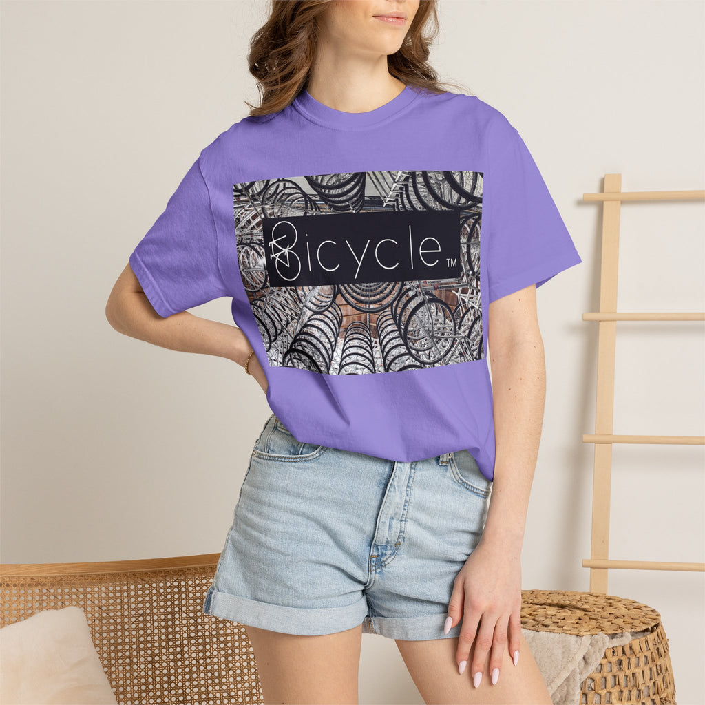 Bicycle Logo In Wheels Graphic T-Shirt