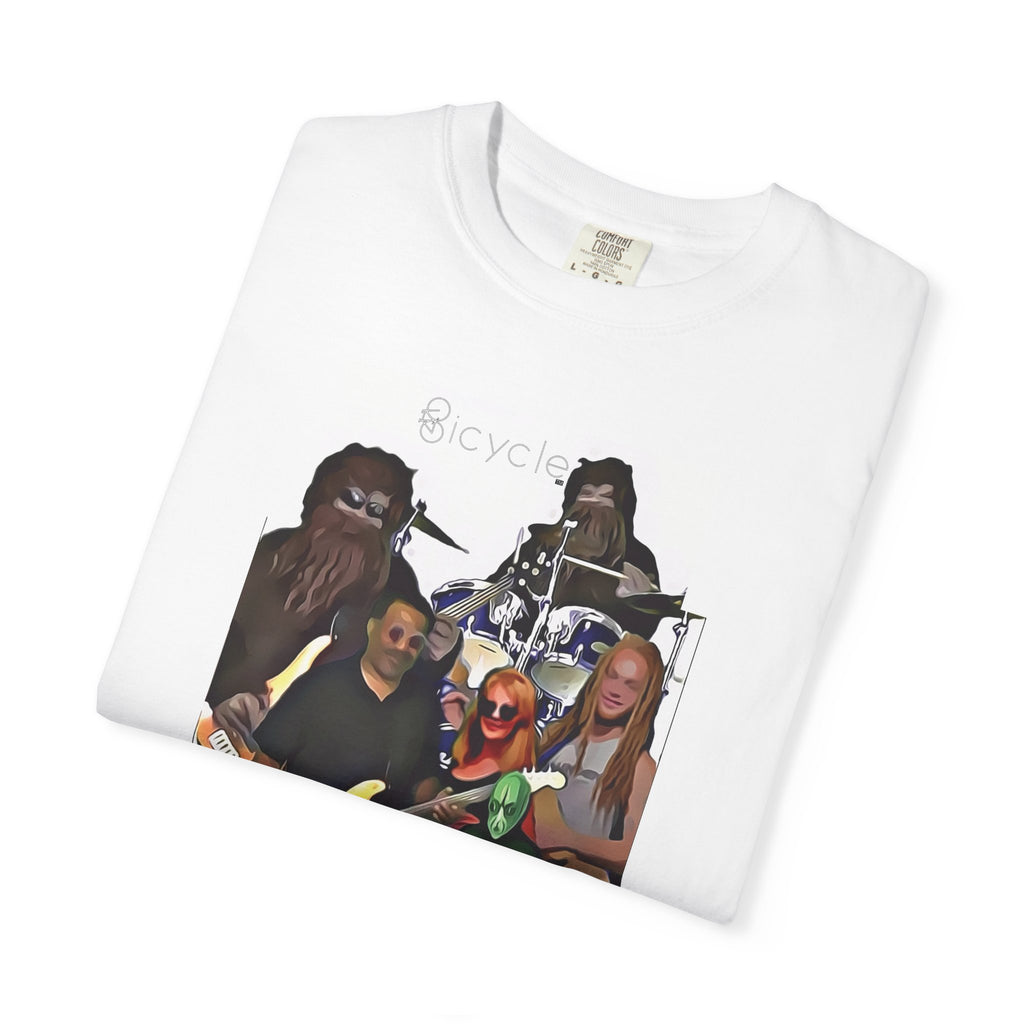 Bicycle Cartoonized Band T-Shirt