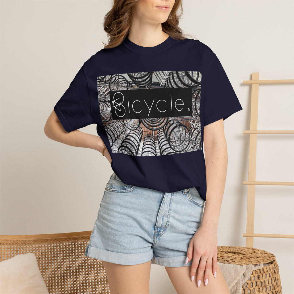 Bicycle Logo In Wheels Graphic T-Shirt