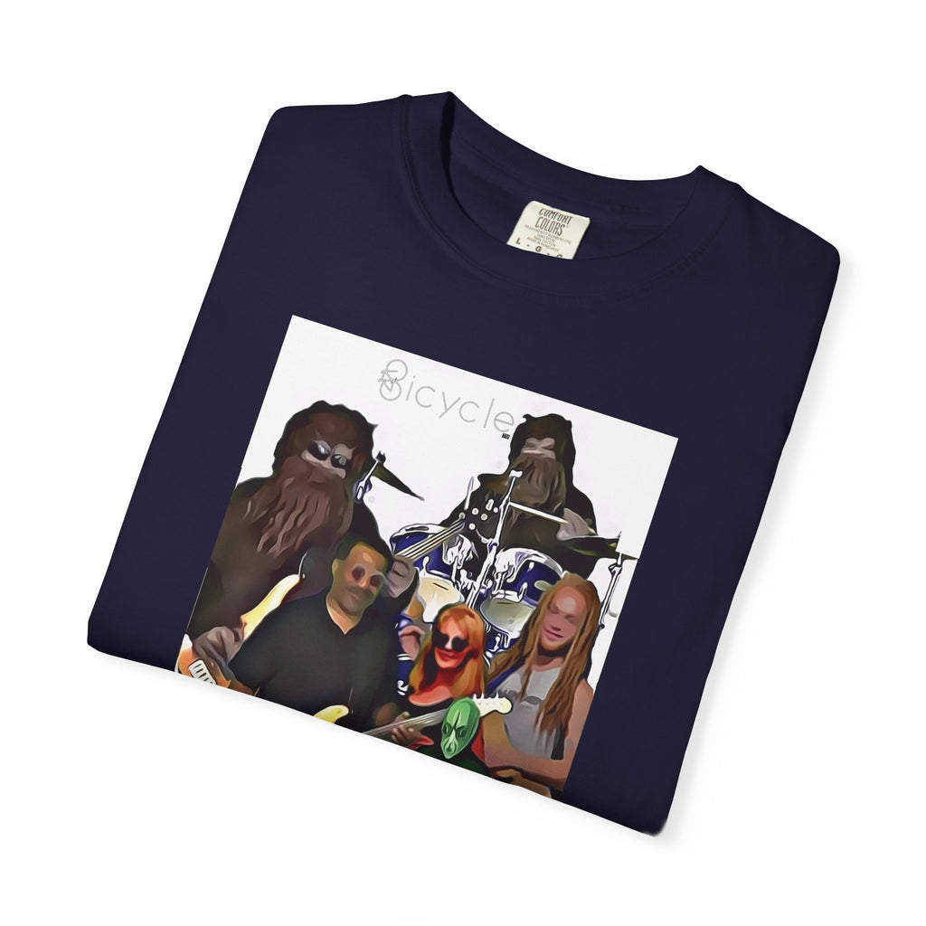 Bicycle Cartoonized Band T-Shirt
